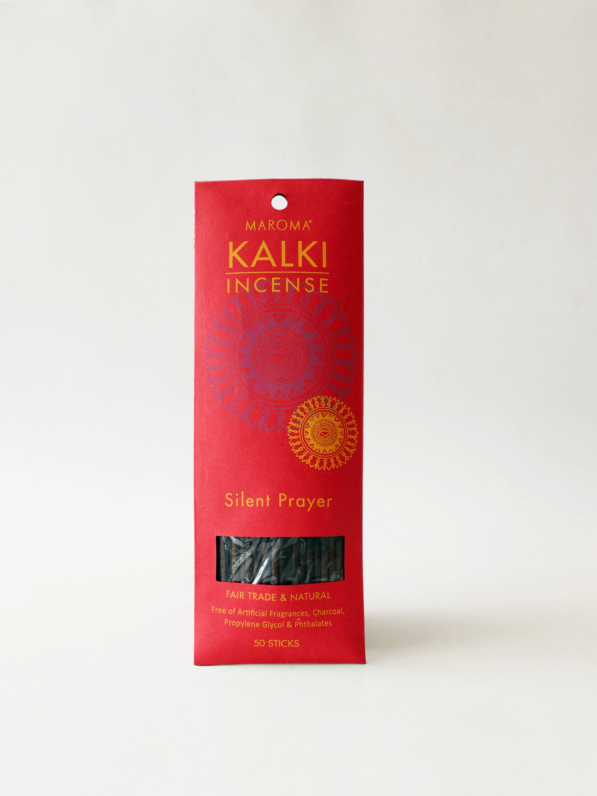 Kalki Silent Prayer Incense Sticks – 8 Inch, Pack of 50