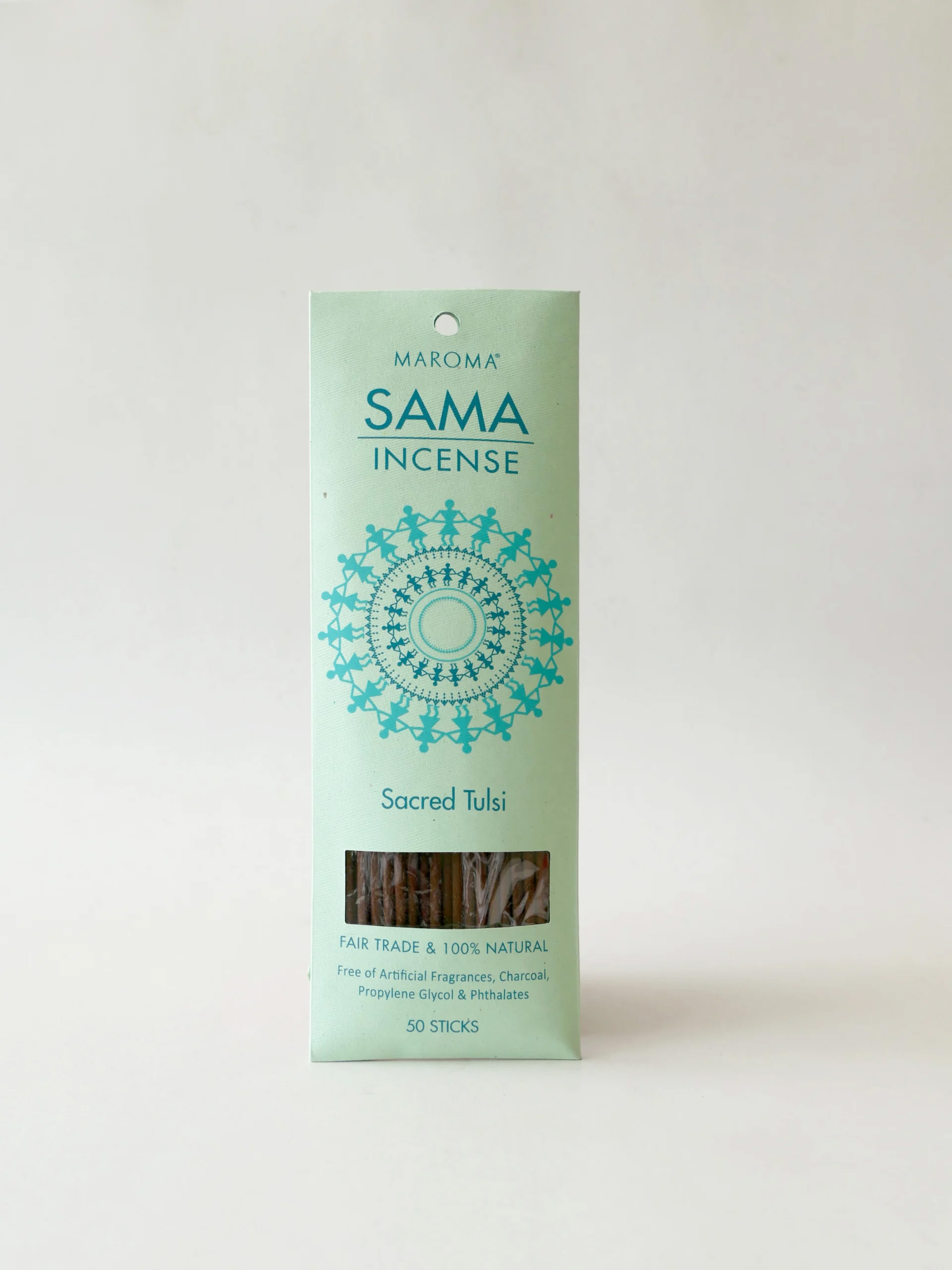 Prana Essentials Sama Sacred Tulsi Incense Sticks 8 Inch Pack Of 50