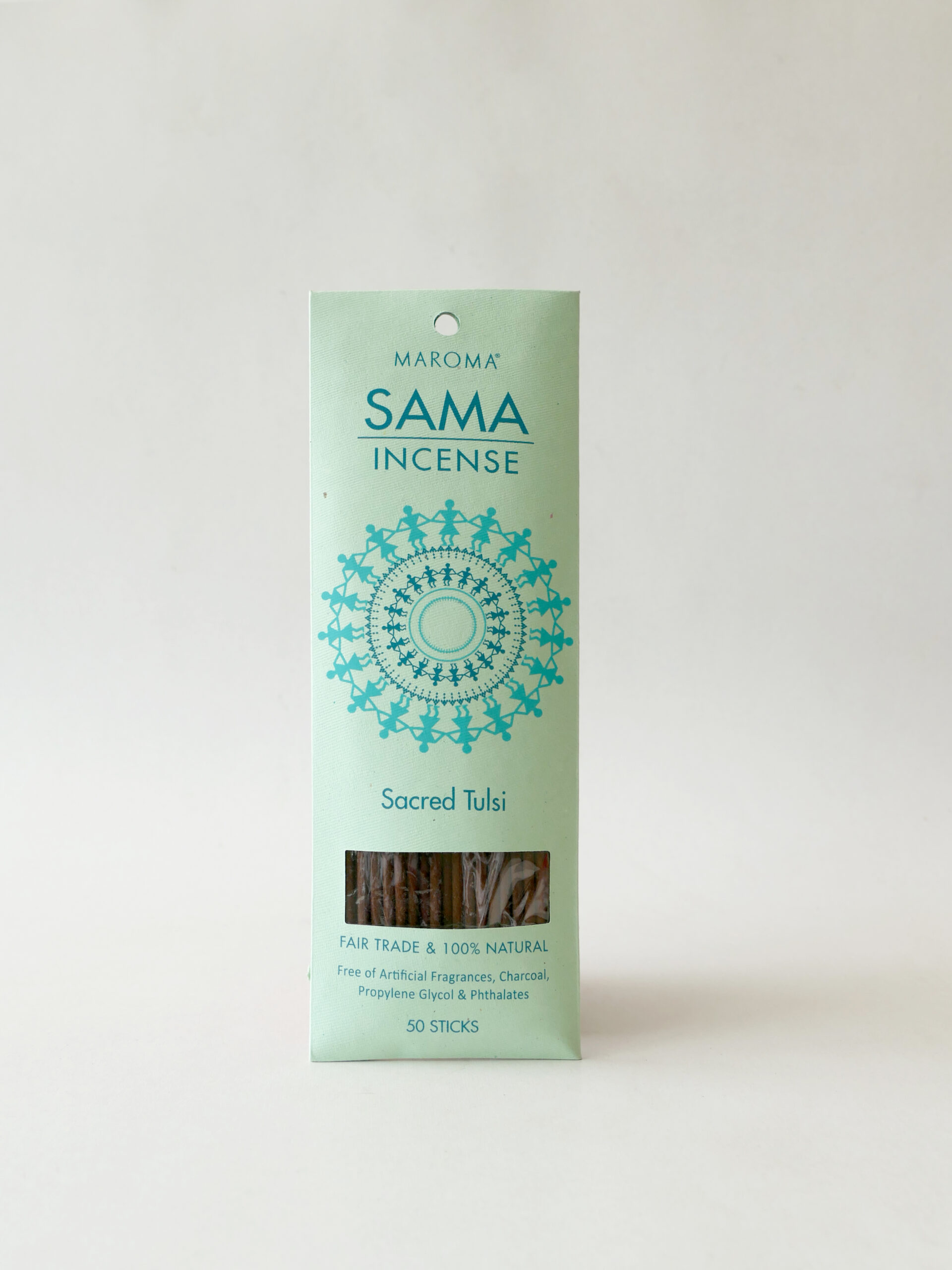 Sama Sacred Tulsi Incense Sticks – 8 Inch, Pack of 50