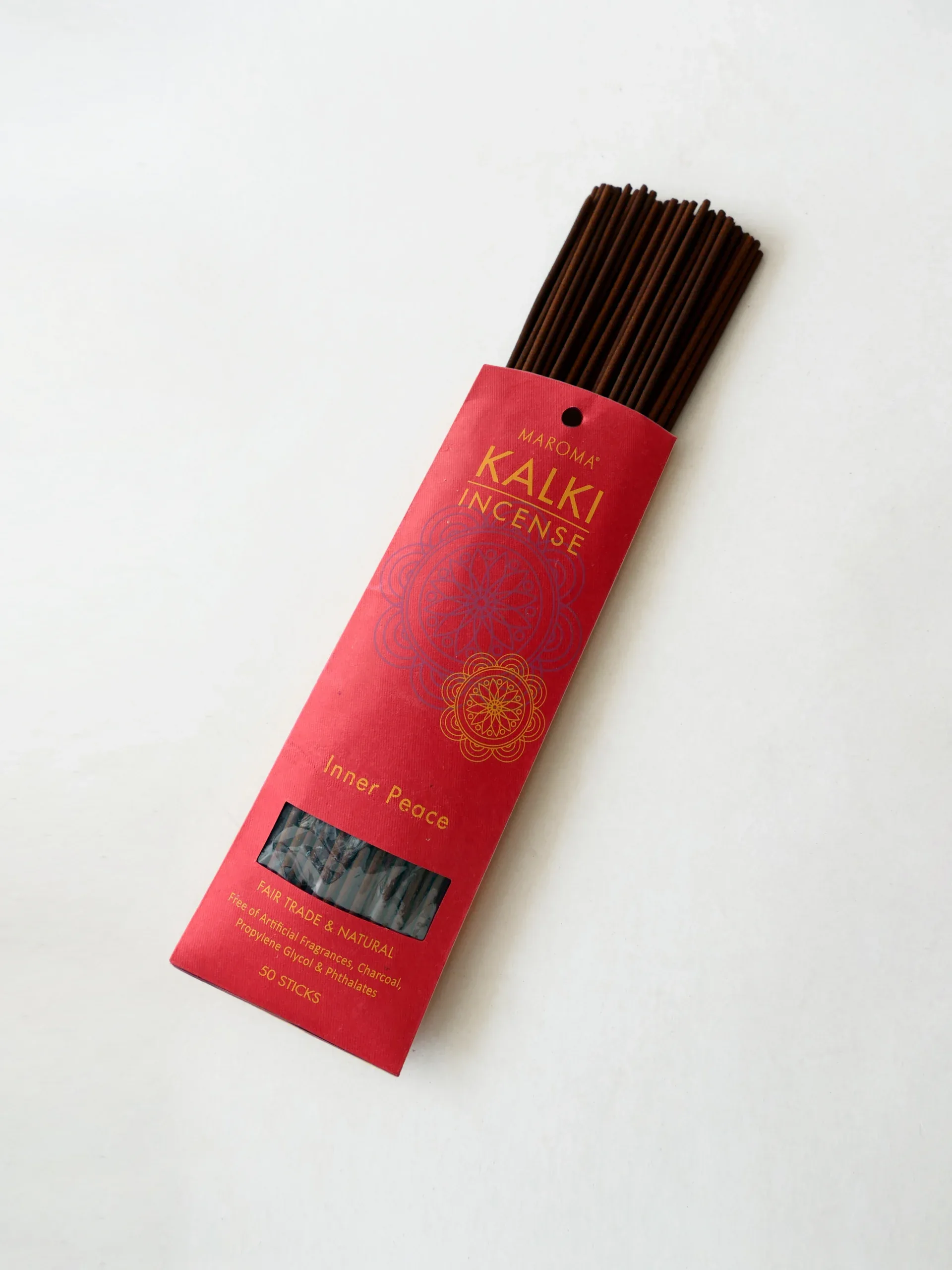 Kalki Inner Peace Incense Sticks – 8 Inch, Pack of 50