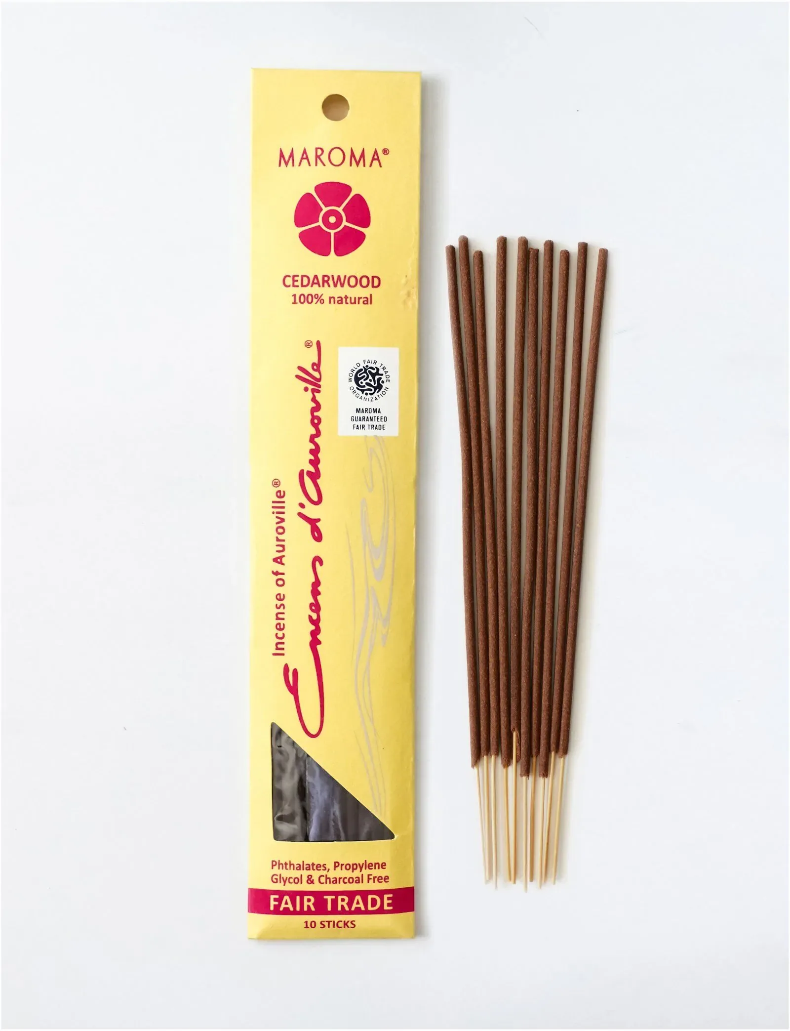 Cedar Incense Sticks – 8 Inch, Pack of 10