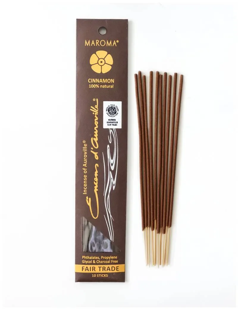 Cinnamon Incense Sticks – 8 Inch, Pack of 10