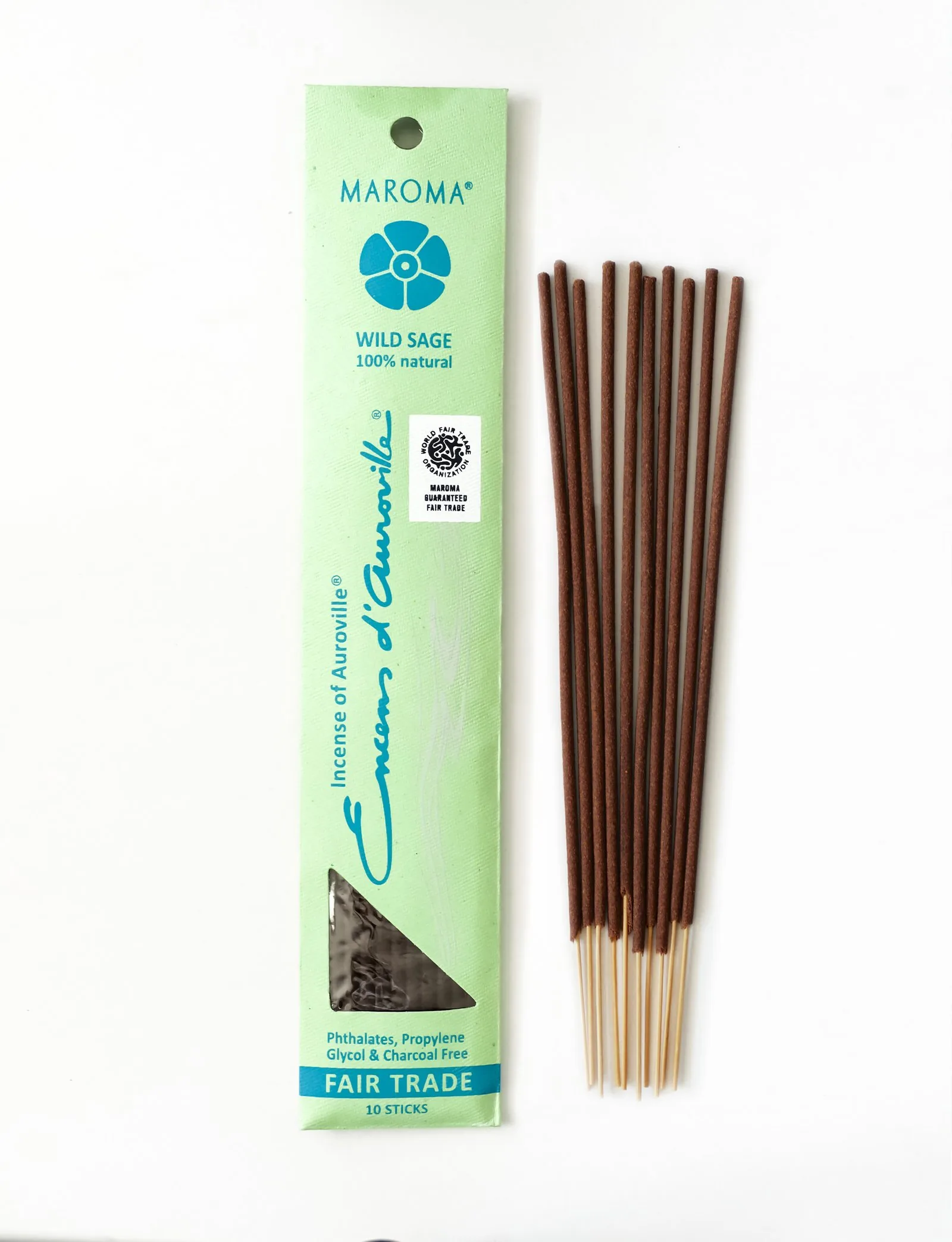 Wild Sage Incense Sticks – 8 Inch, Pack of 10