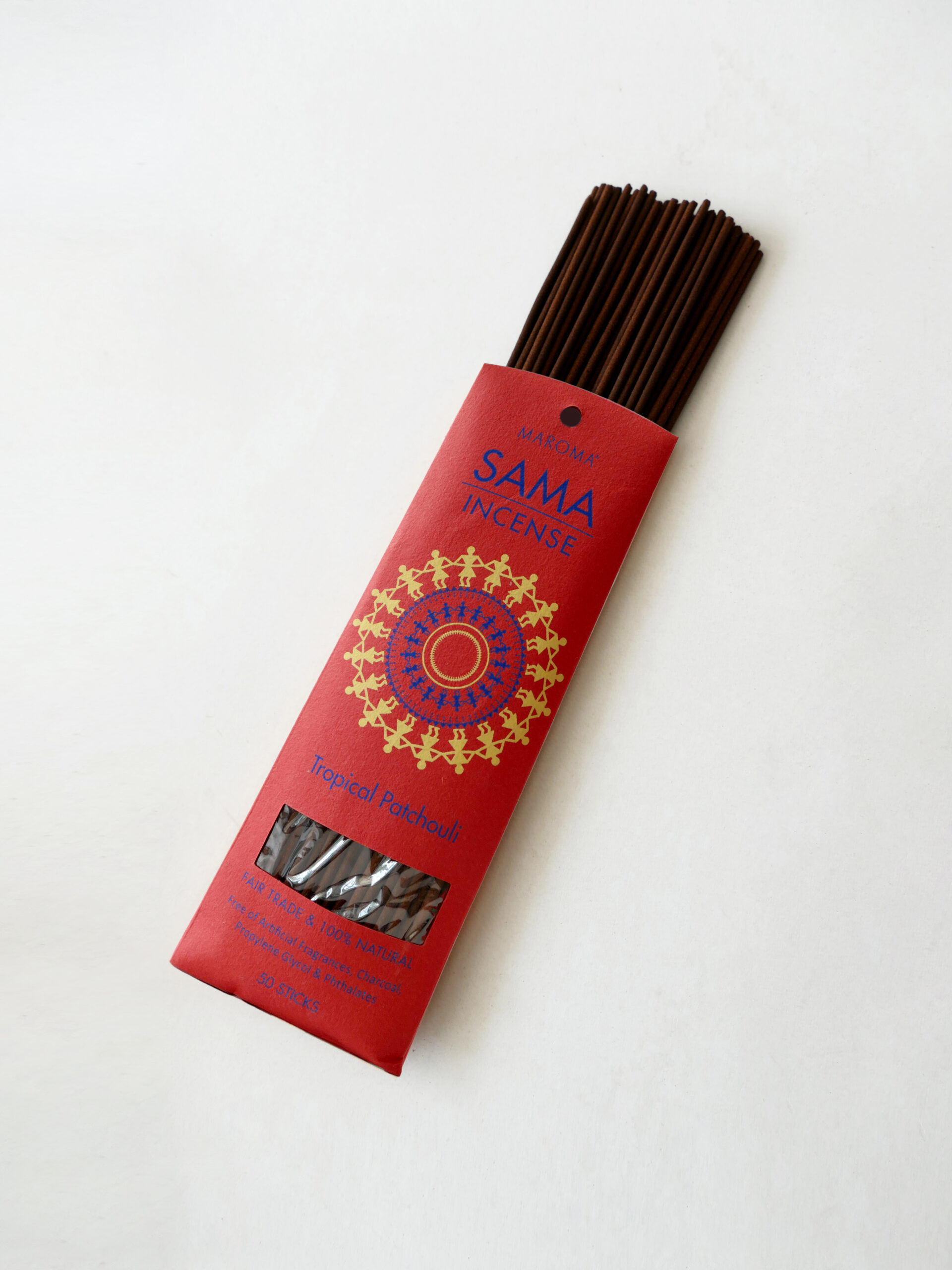 Sama Tropical patchouli Incense Sticks – 8 Inch, Pack of 50 - Image 3